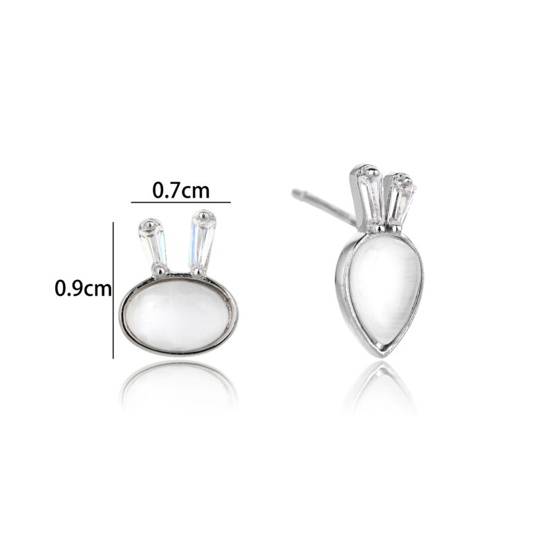Bunny Charm Pearl Earrings